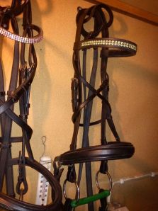 Tränset med gröna stenar och grönt gummibett :D