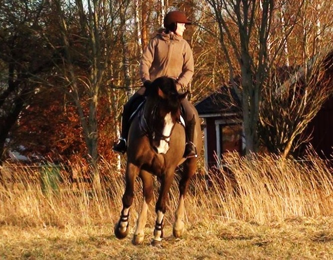 Alice & jag från dagens ridpass - 21 mars 2012